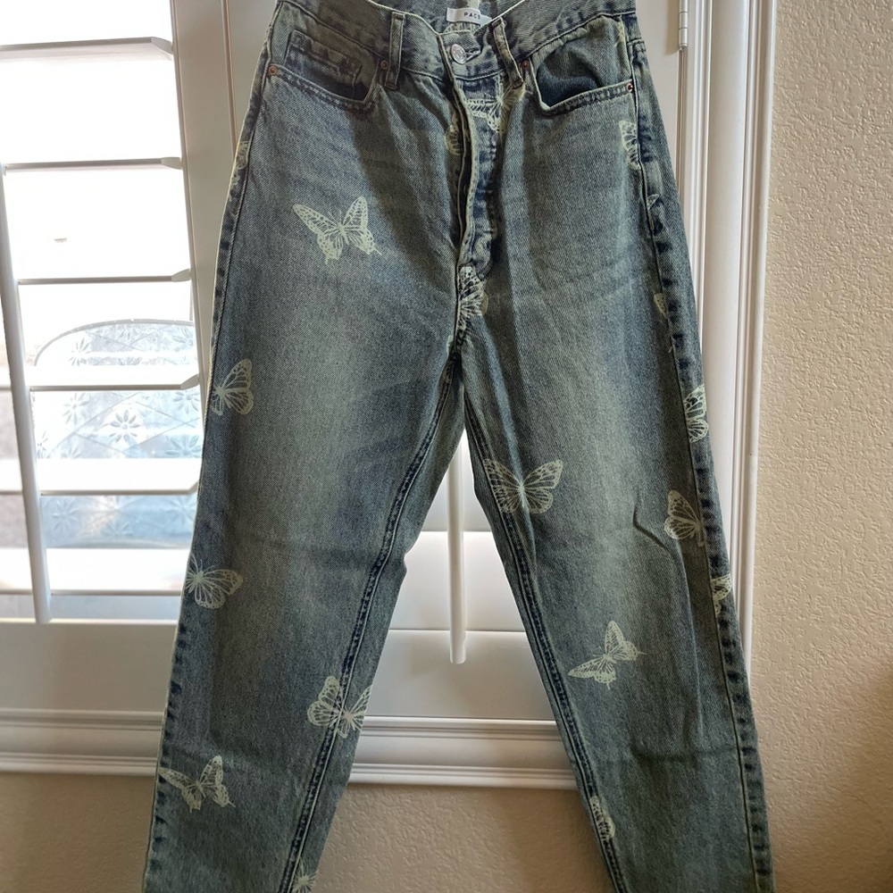 PacSun butterfly jeans